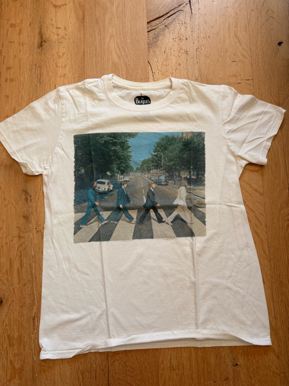 The Beatles Abbey Road Photo Tee - White